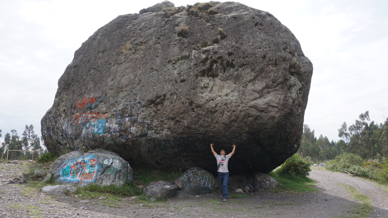 Piedra Chilintosa en la provincia del Cotopaxi